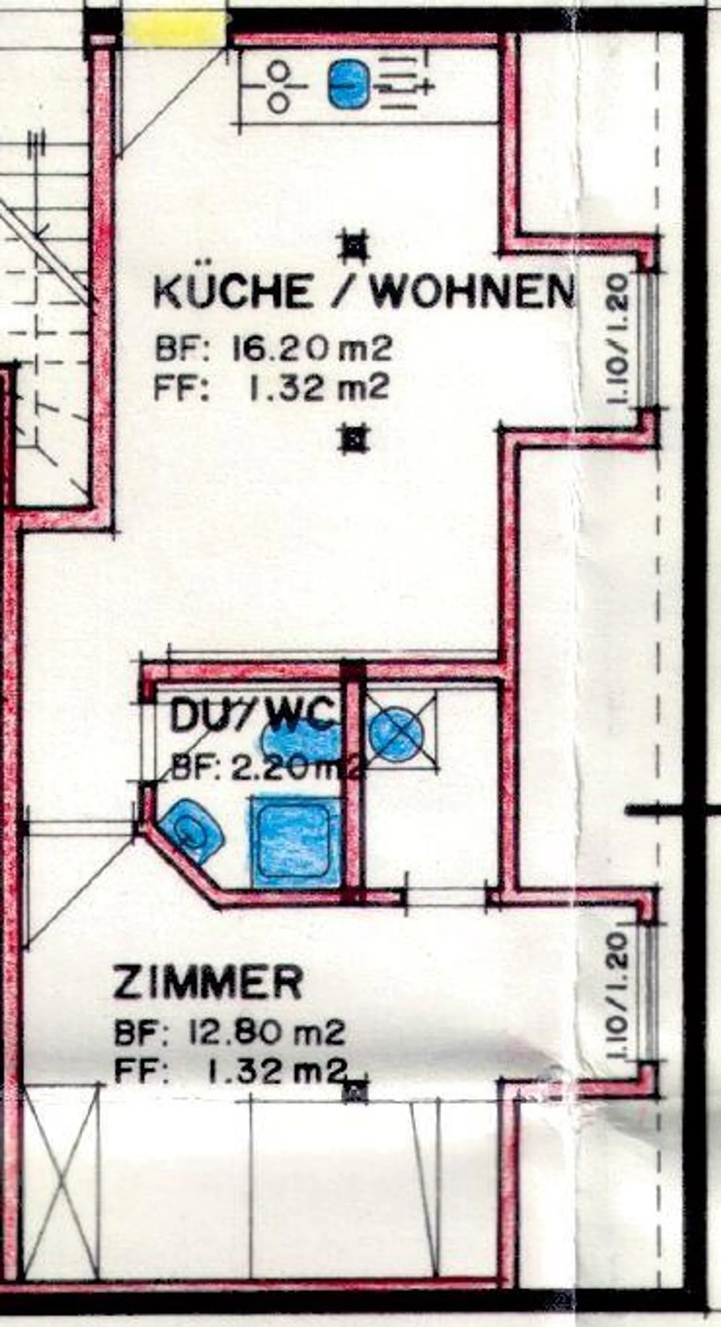 Appartement 1.5 pièces avec vue imprenable - Photo 4 sur 4