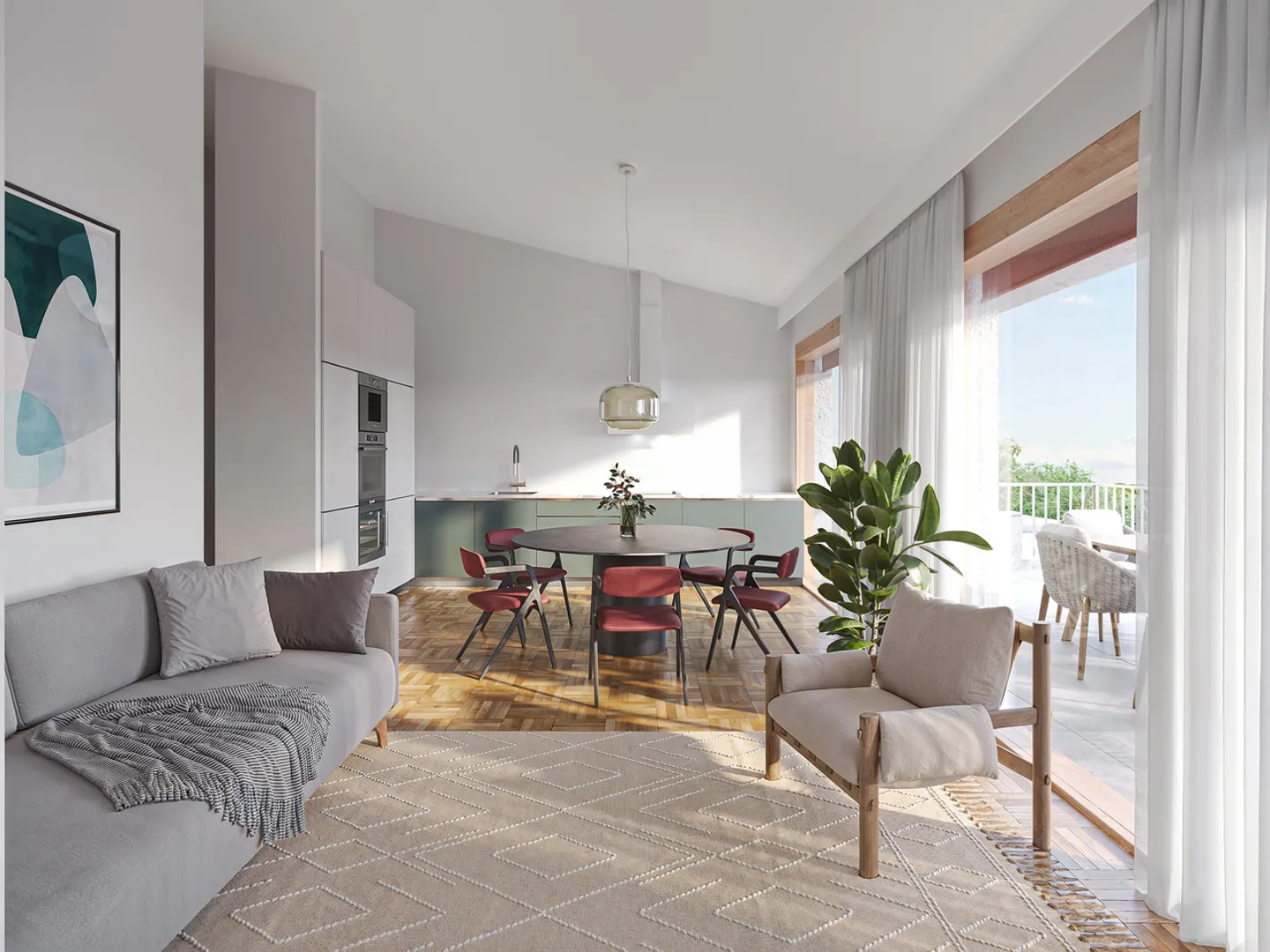 Lot 6 - 3.5 Room New Build with Large Terrace - Photo 4 of 8