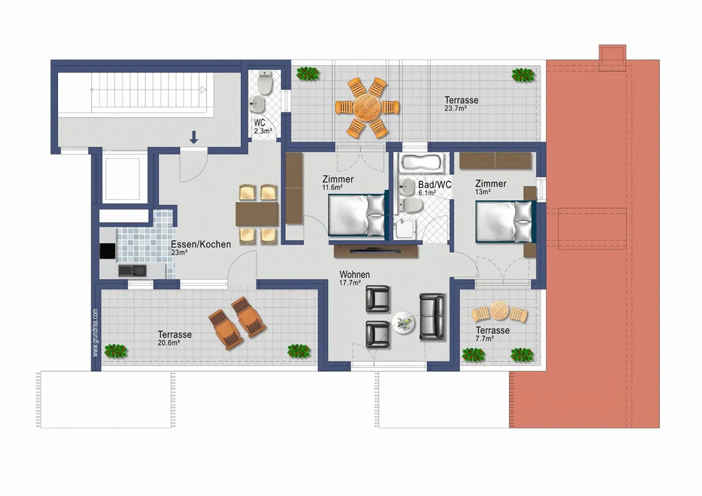 3.5-room apartment in Eglisau - Photo 11 of 13
