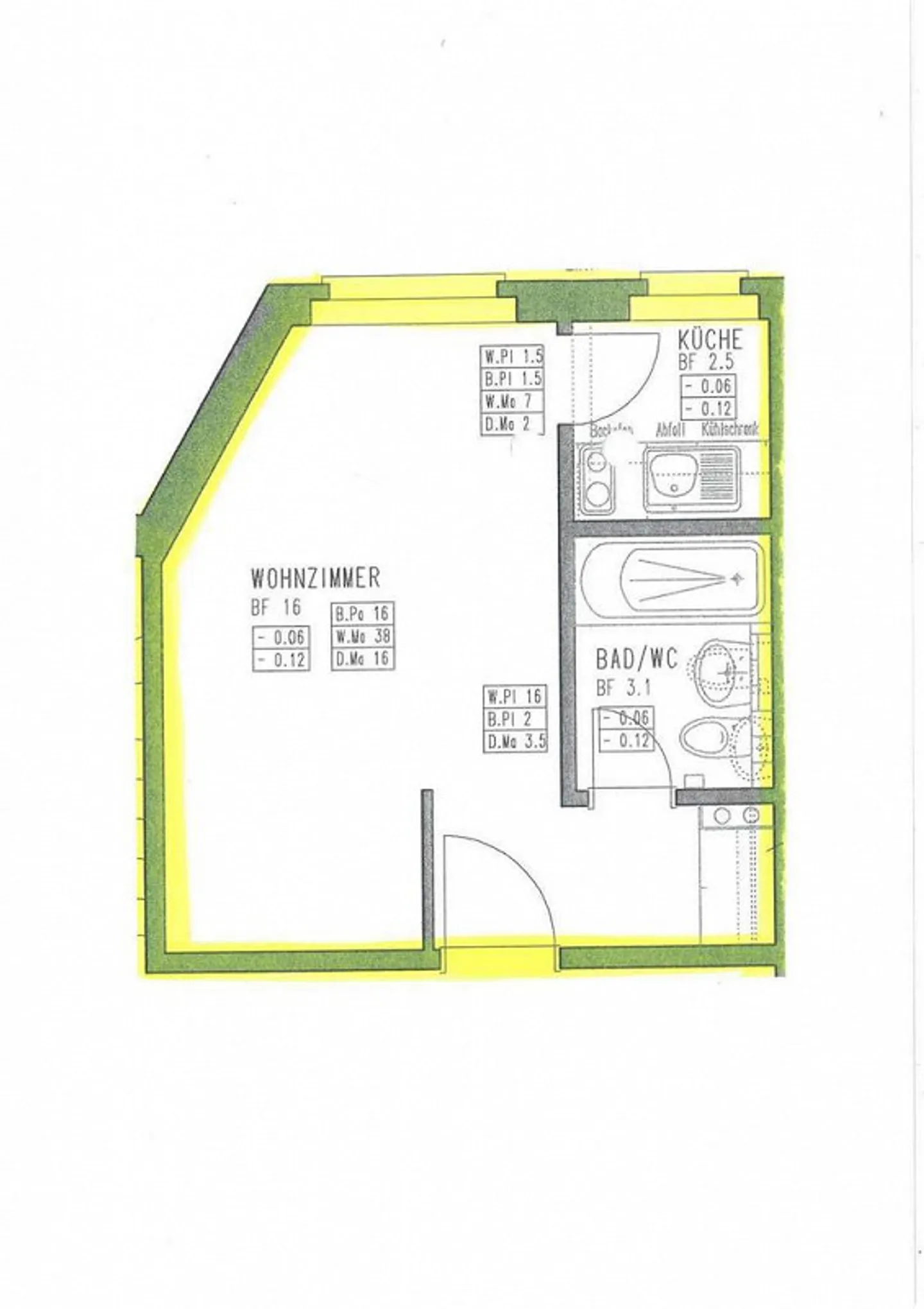 Appartement simple dans un emplacement central - Photo 7 sur 7