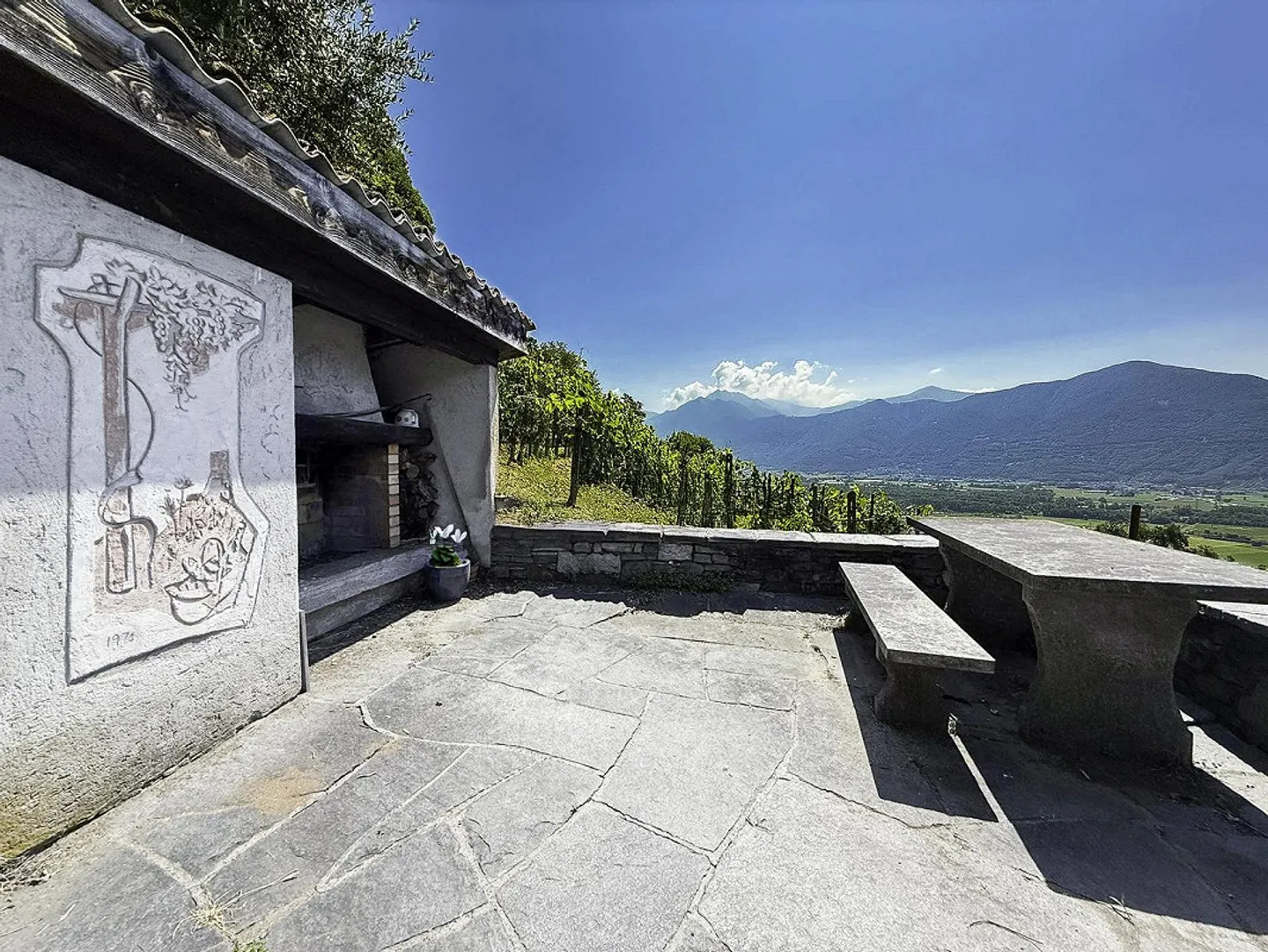 Villa in der Natur mit Panoramablick auf den Lago Maggiore - Foto 18 von 21