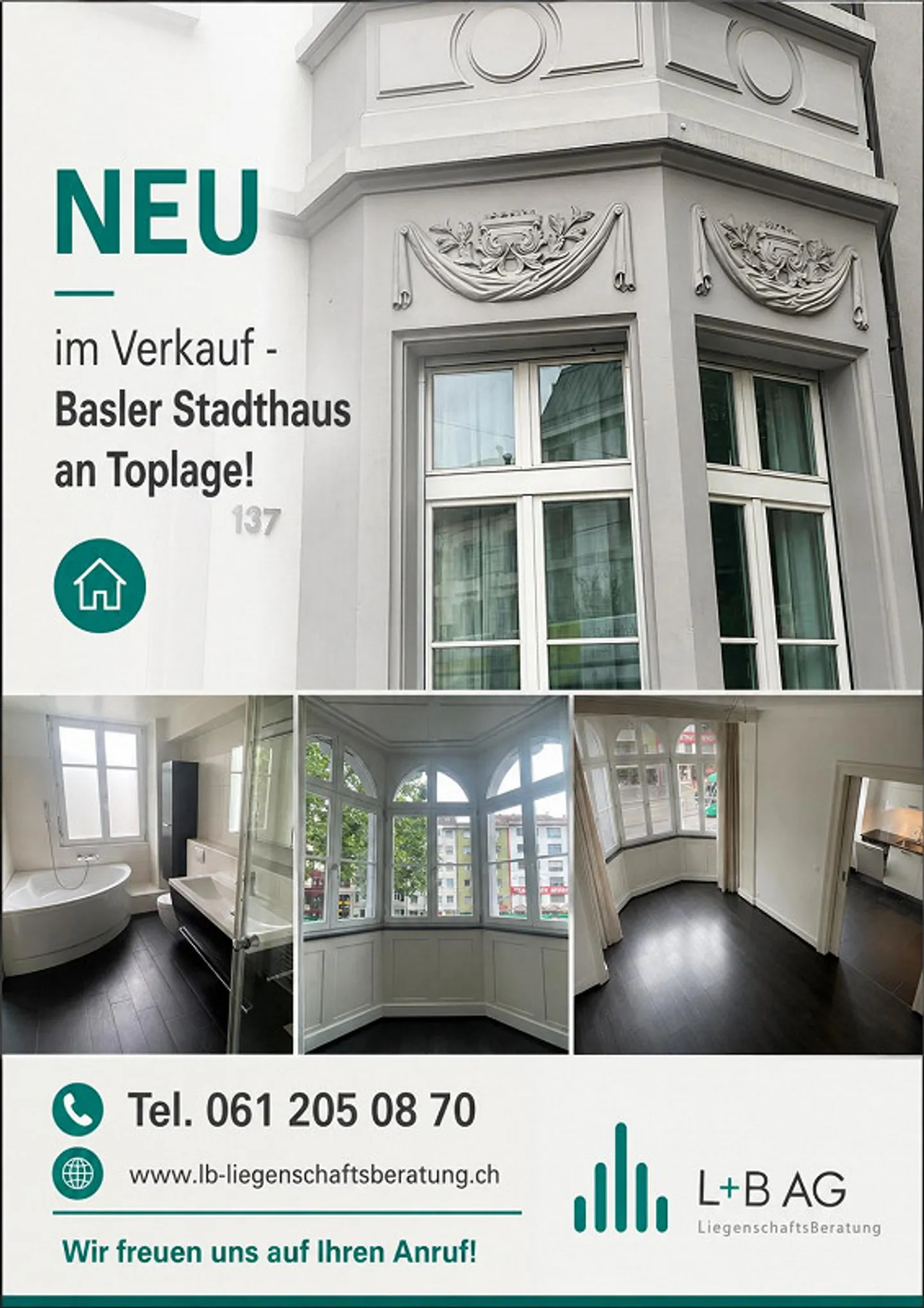 Charmantes Basler Stadthaus mit Terrassen - Foto 15 von 15