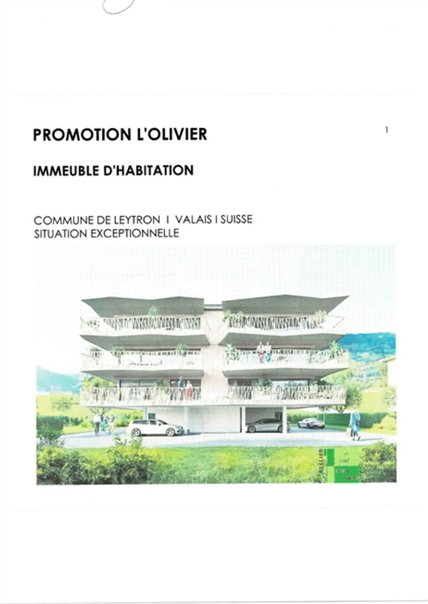 Bright and spacious 3.5 room apartment in Leytron - Photo 1 of 5