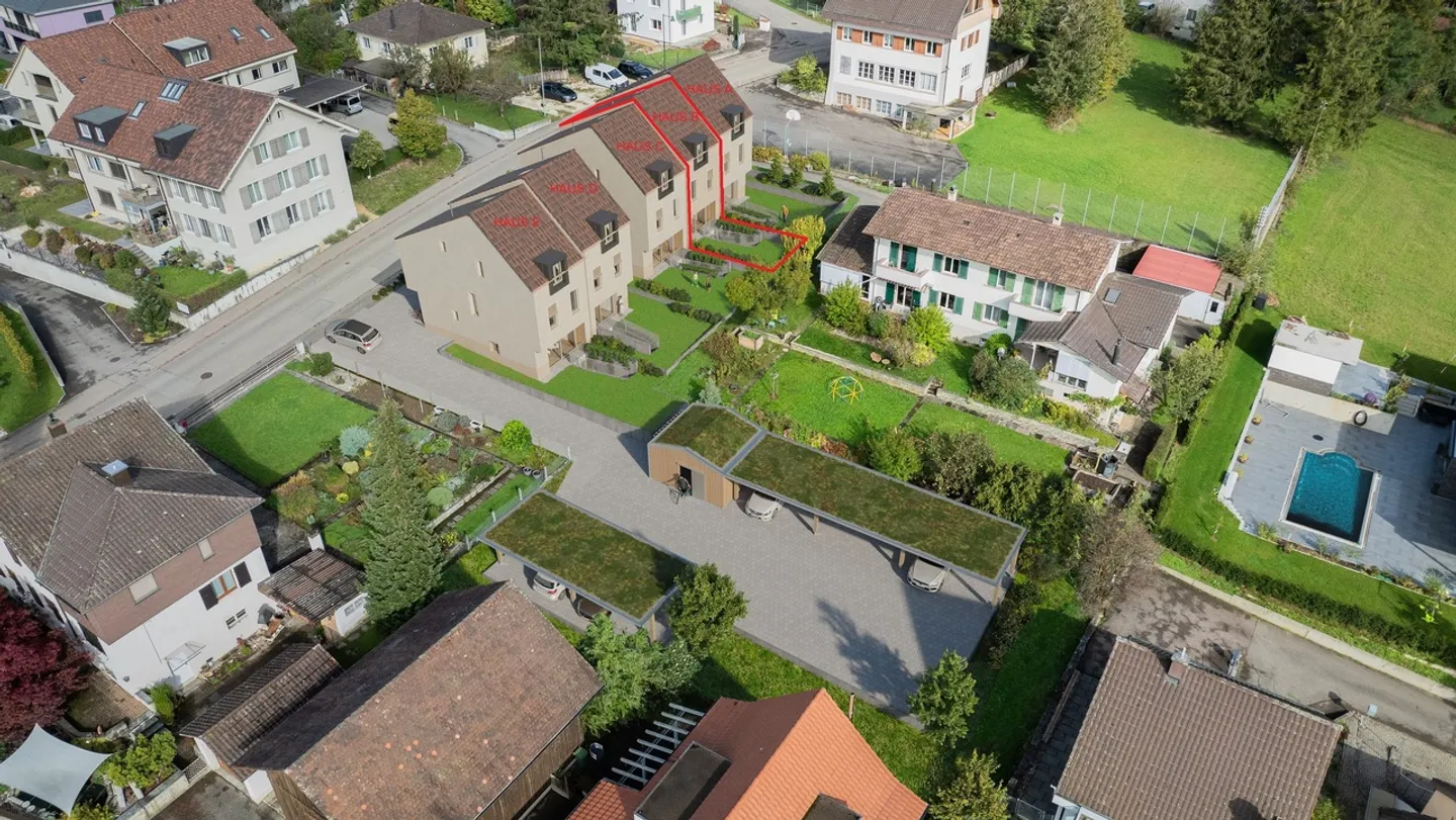 Nuovo progetto di costruzione "CINQUE ZÄMME" (CASA B) - Foto 1 di 10