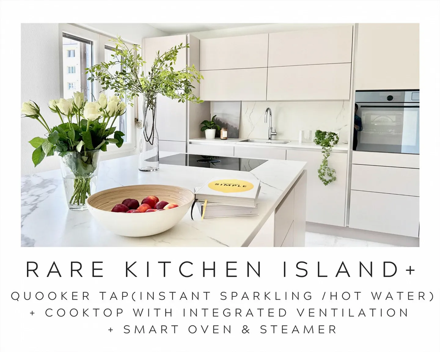 Vert et Douillet – Appartement Calme de 4,5 Pièces avec Îlot de Cuisine Moderne - Photo 1 sur 12