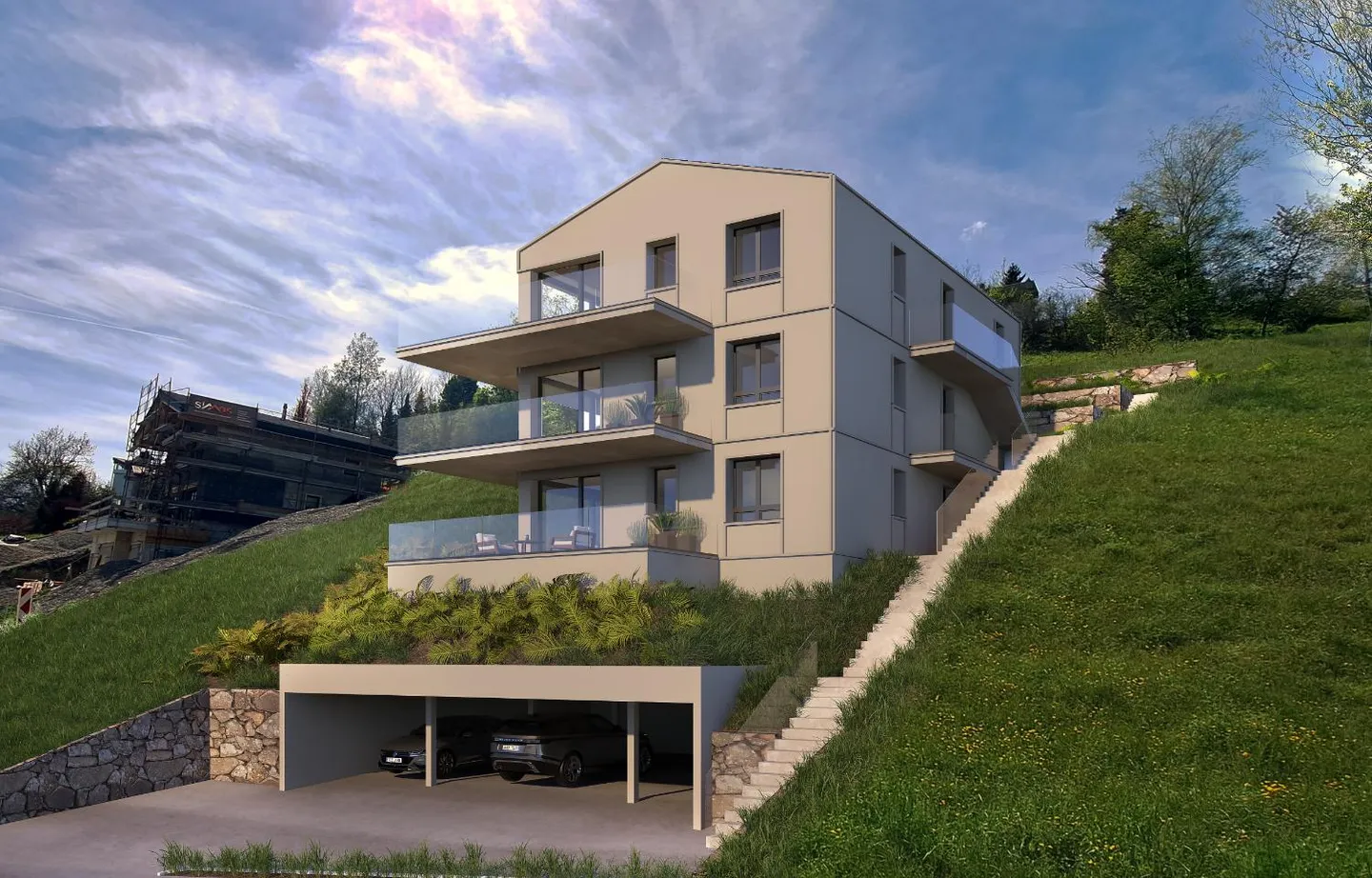 Nouvel appartement de 2,5 pièces avec balcon et terrasse - Photo 1 sur 15