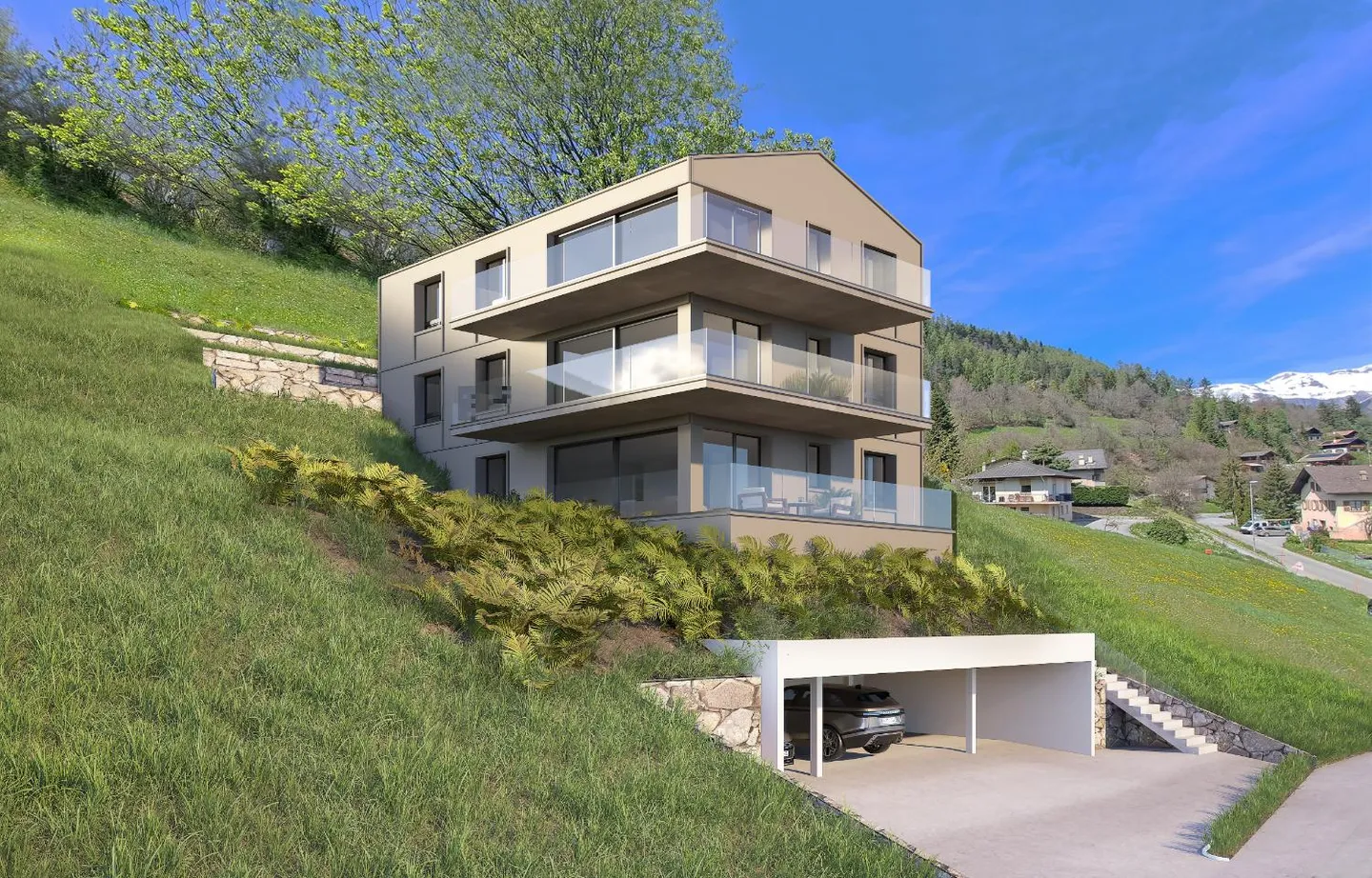Nouvel appartement de 2,5 pièces avec balcon et terrasse - Photo 3 sur 15