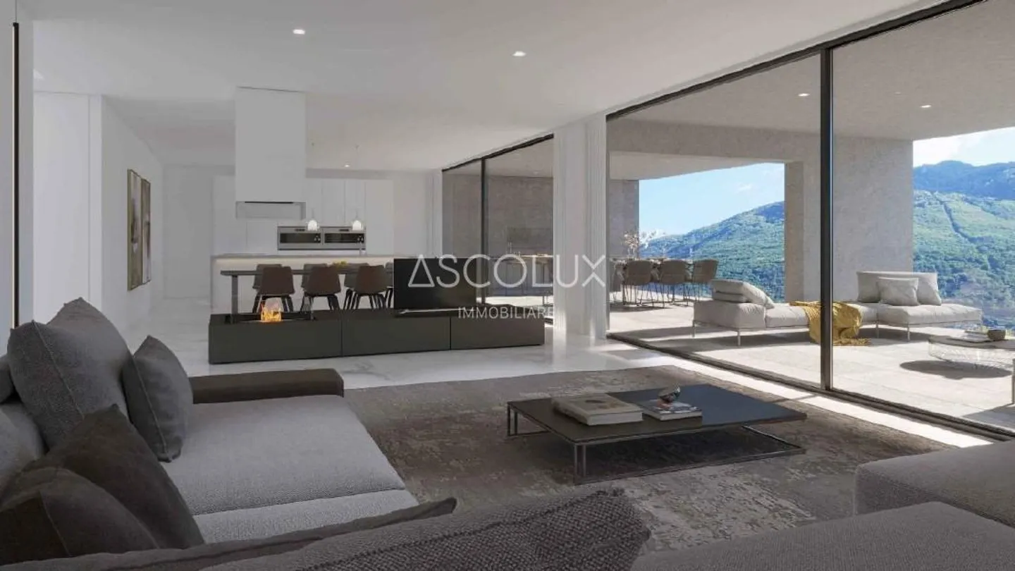 Exklusives Penthouse mit großer überdachter Terrasse - 3 Parkplätze inklusive - Foto 3 von 12