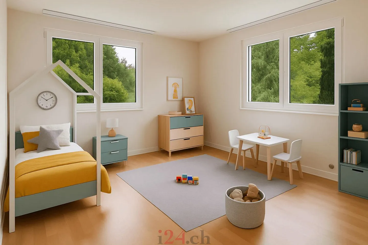 Appartement de jardin de 4,5 pièces bien entretenu avec véranda et cheminée - Photo 6 sur 9