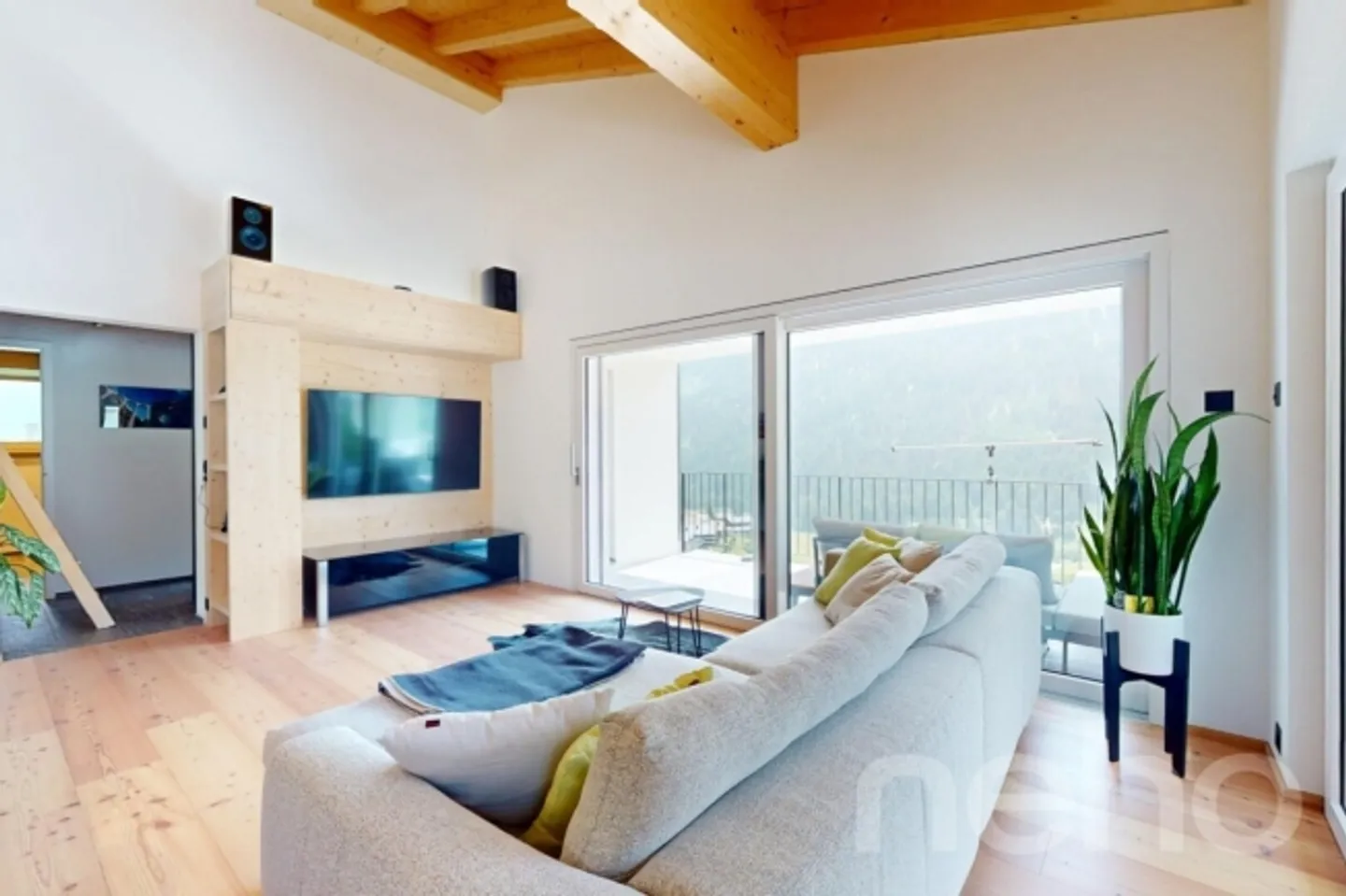 Modern 3.5-room penthouse with stunning views in Rueras - Photo 5 of 12