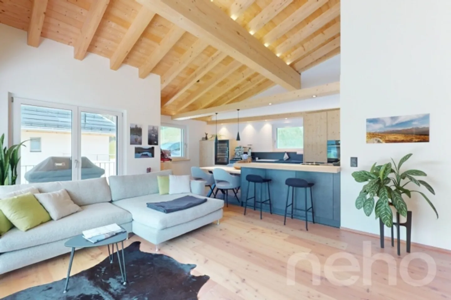 Modern 3.5-room penthouse with stunning views in Rueras - Photo 7 of 12