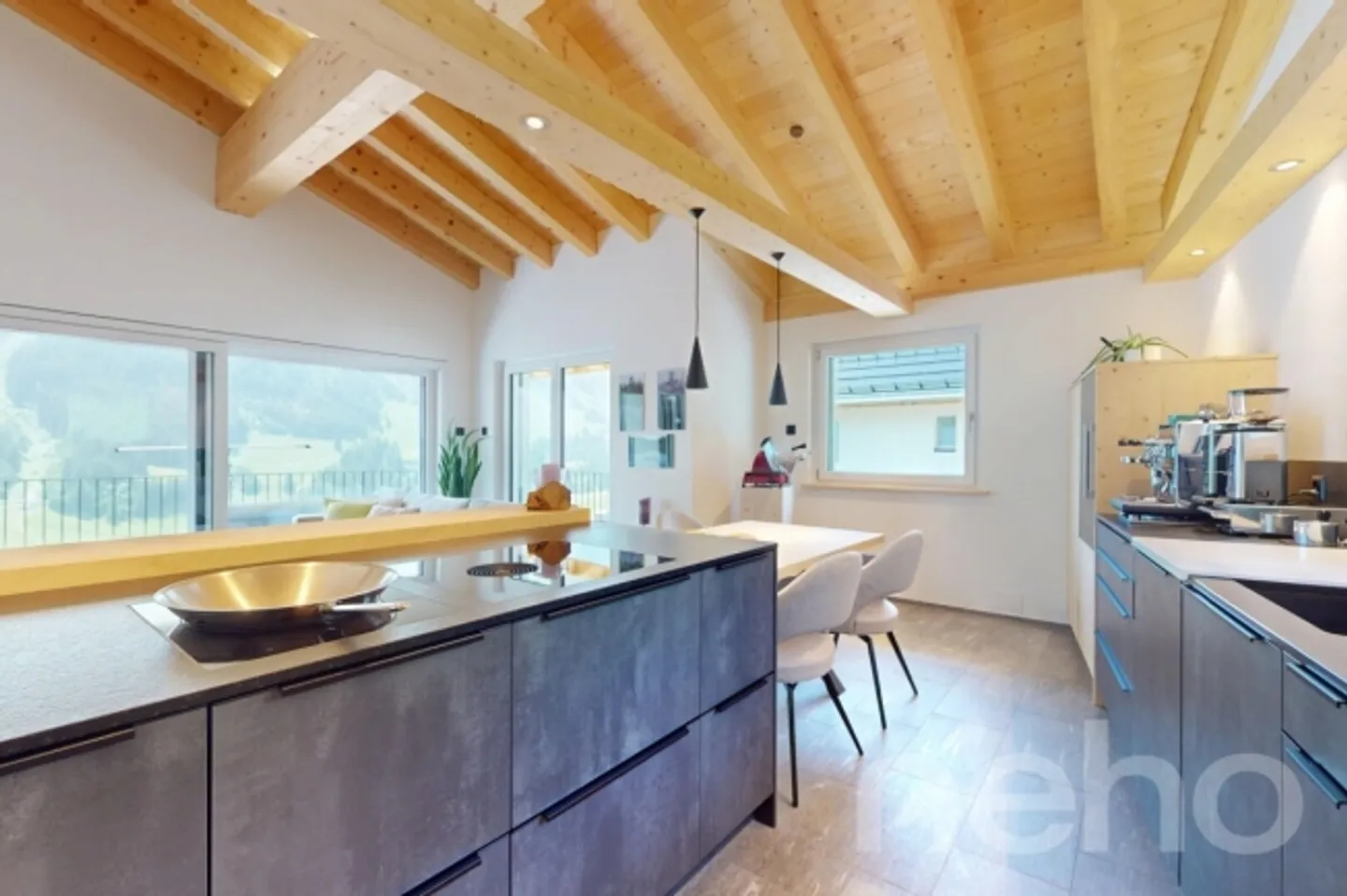 Modern 3.5-room penthouse with stunning views in Rueras - Photo 9 of 12