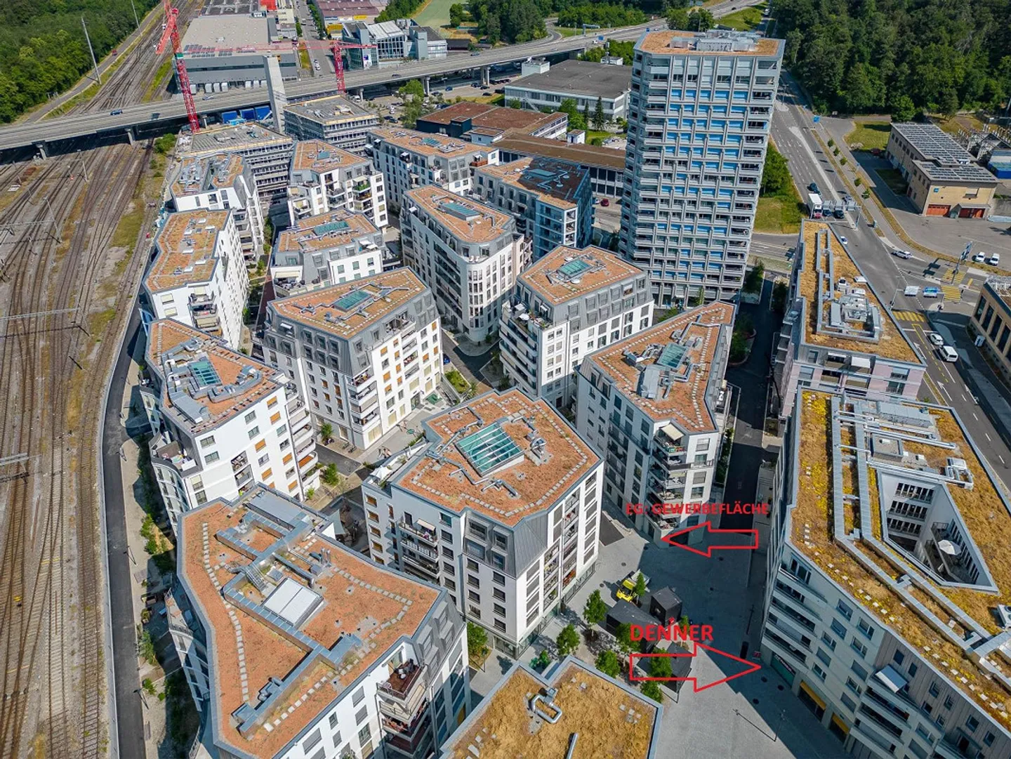 Gewerbefläche 317 m² mit Potentail ? Erdgeschoss, Glasi-Areal Bülach - Foto 1 von 12