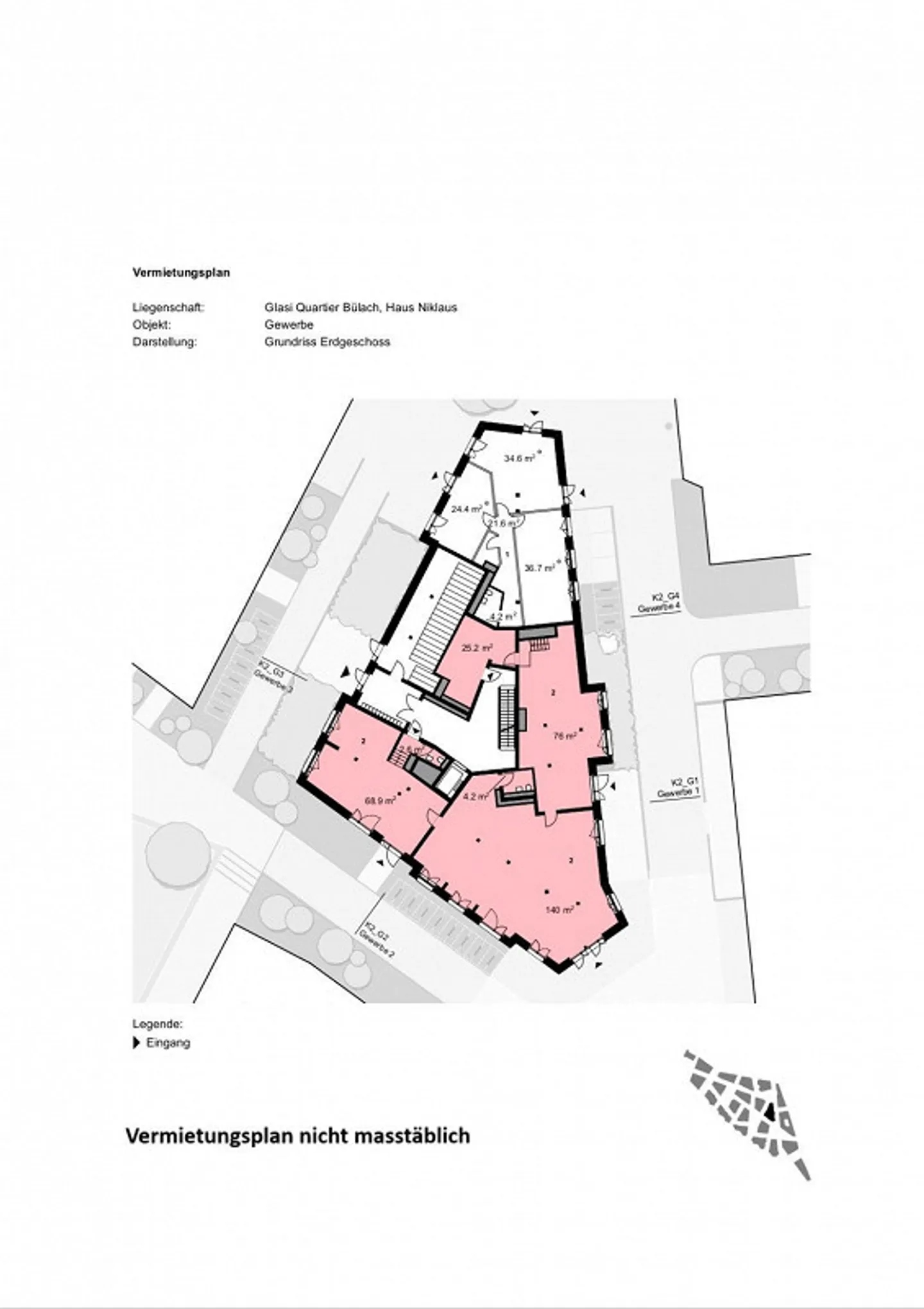 Gewerbefläche 317 m² mit Potentail ? Erdgeschoss, Glasi-Areal Bülach - Foto 11 von 12