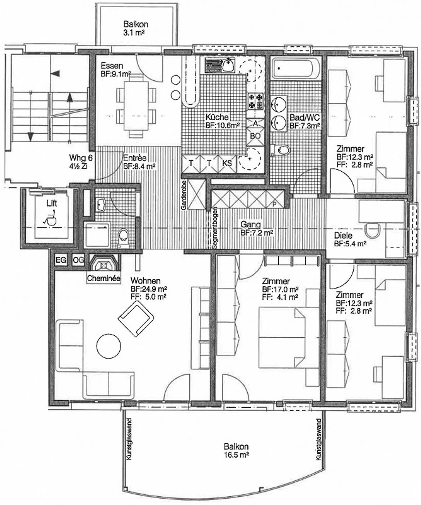 Attractive 4.5-Room Apartment with Top Connection - Photo 23 of 26