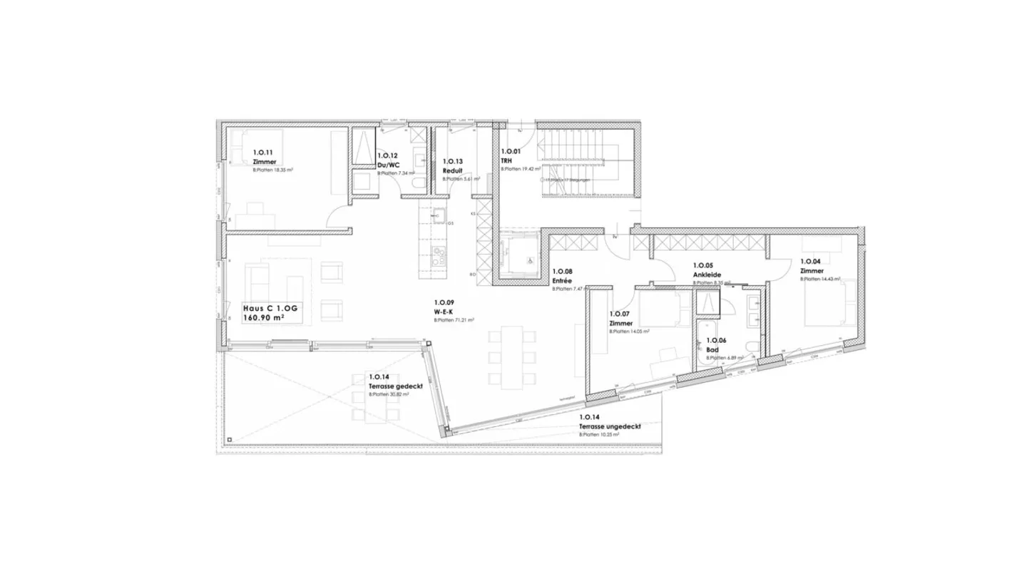 Modernes Apartment mit Balkon - Foto 13 von 13