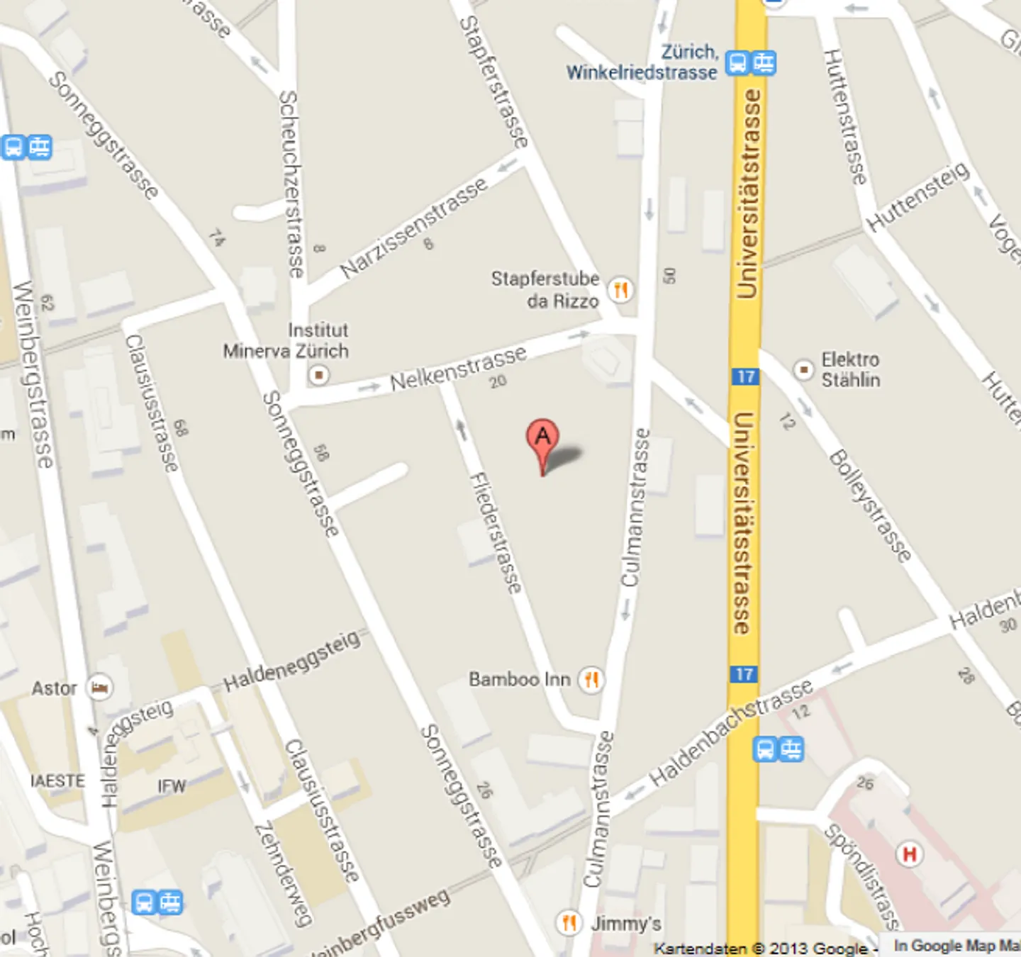 Aussenparkplatz an der Culmannstrasse 33 in 8006 Zürich zu vermieten - Foto 2 von 2