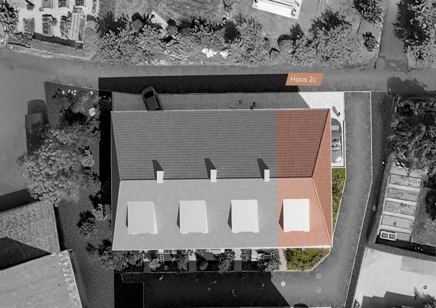 Nuovo progetto di costruzione "QUARTETT" Casa 2c (casa angolare) - Foto 10 di 10