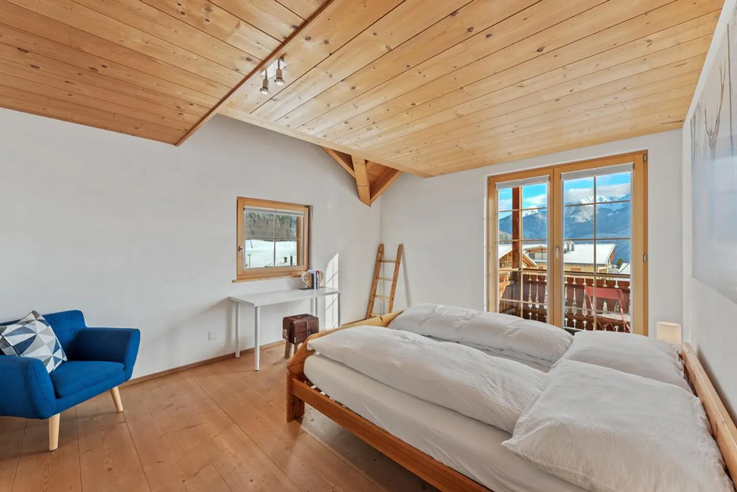 Maisonette à la périphérie de Lantsch/Lenz avec panorama alpin - Photo 5 sur 7