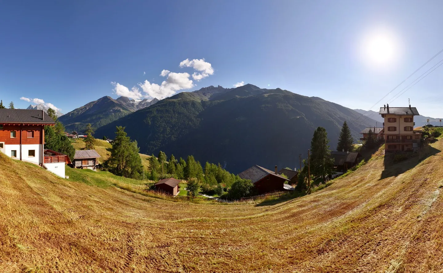Magnifique terrain avec vue et soleil à Eison (St-Martin VS) Val d'Hérens - Photo 4 sur 6