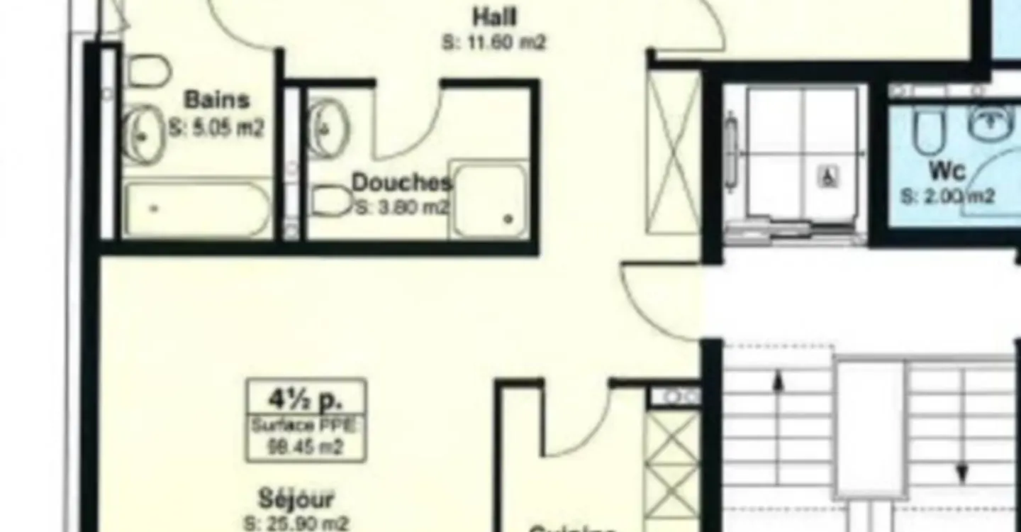 4.5-room apartment with balcony - Photo 6 of 6