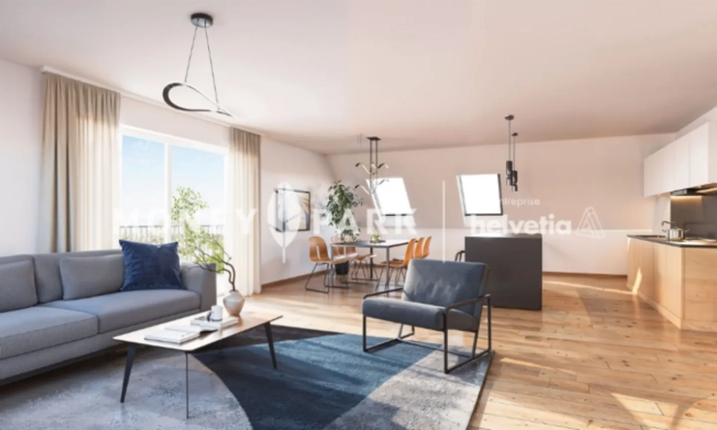Penthouse mit 4,5 Zimmern in Peseux - Foto 4 von 9