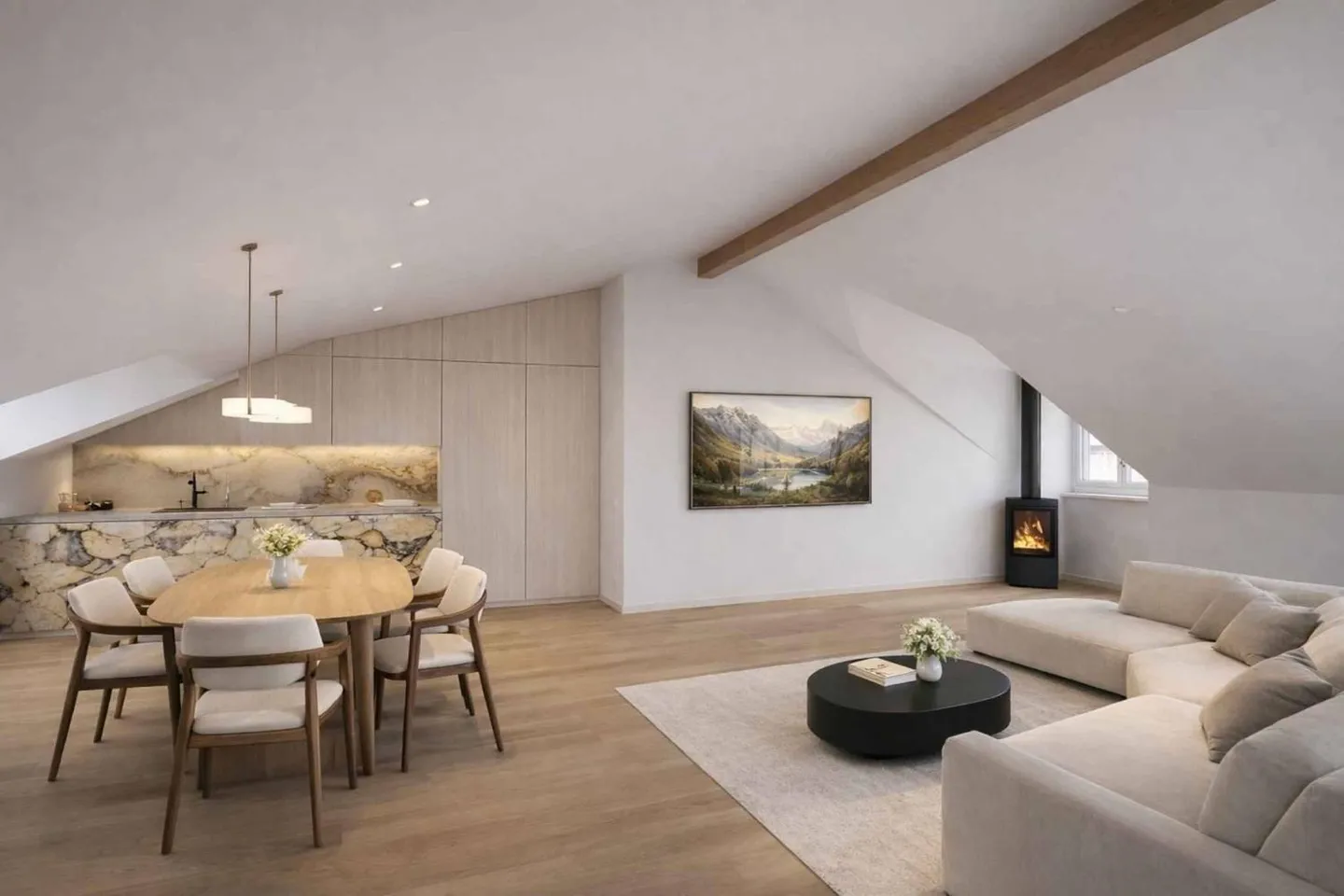 An exclusive penthouse with spacious rooms and private garden - Photo 3 of 11