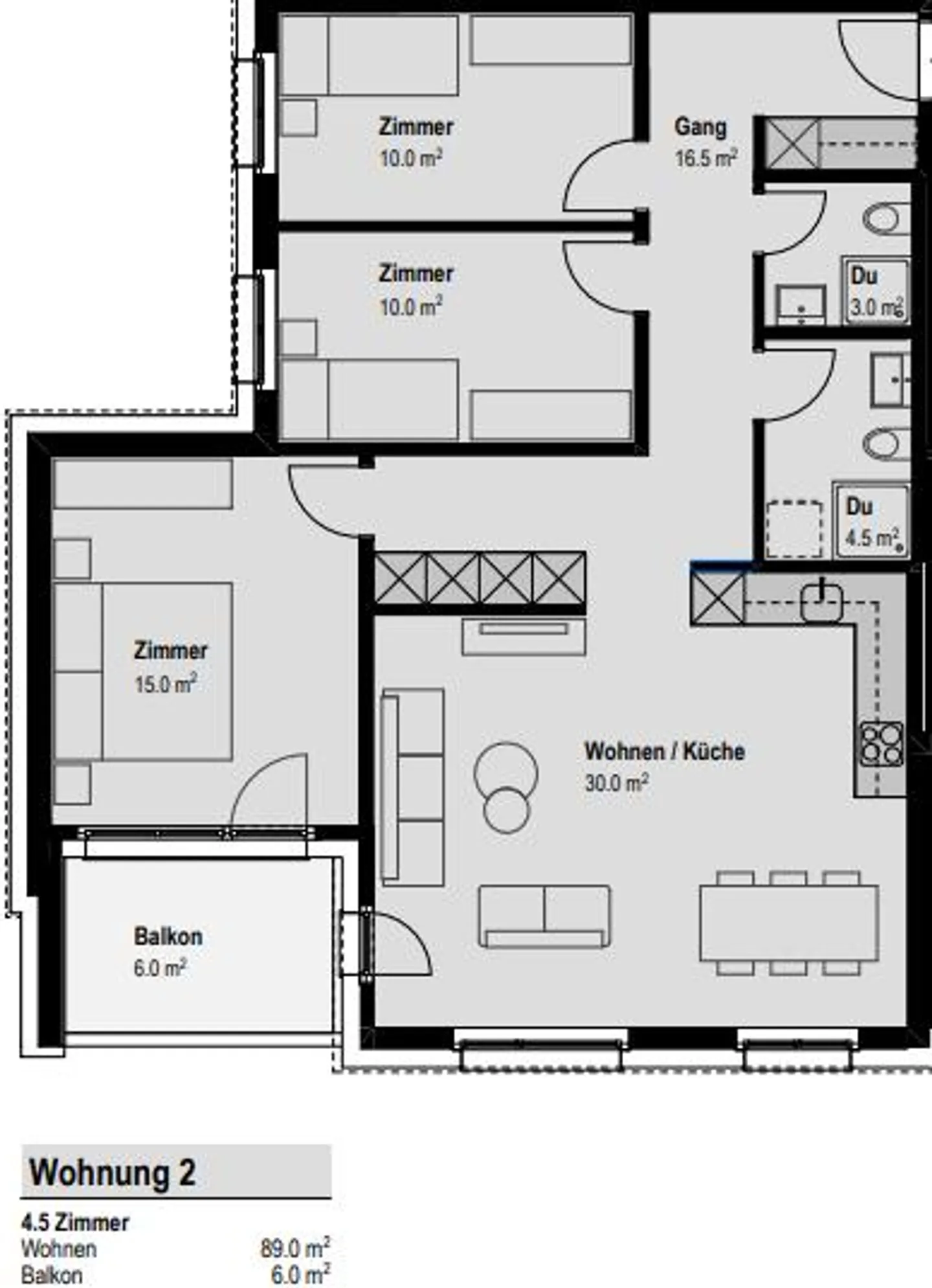 Fully Renovated 4.5 Room Apartment in the Heart of Niederuzwil - Photo 11 of 11
