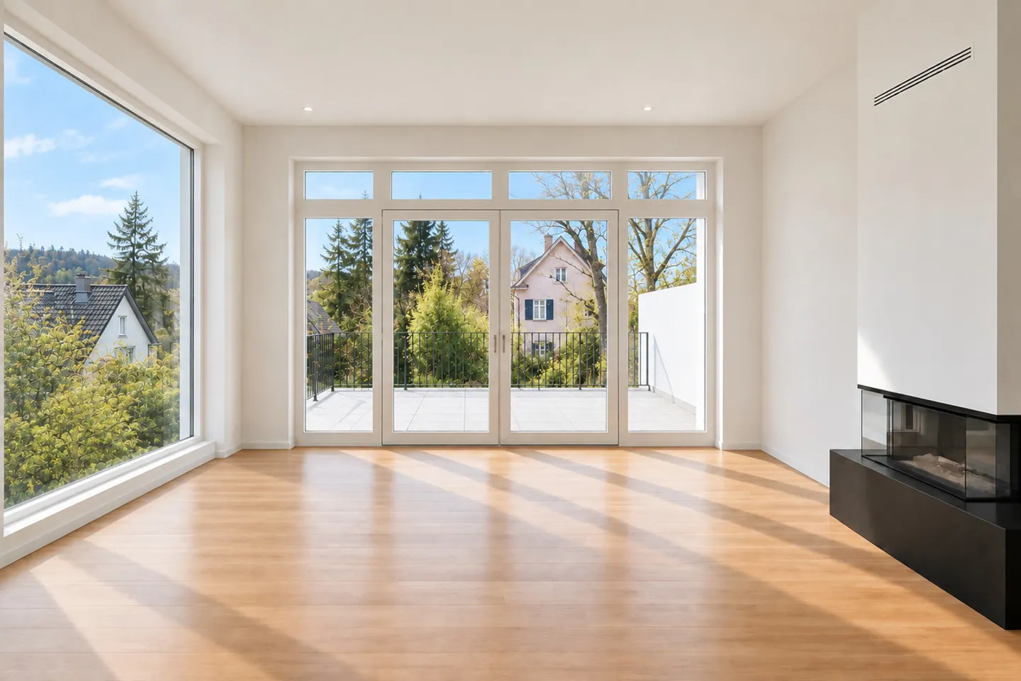 Modernes Terrassenhaus mit Pool - Foto 4 von 15