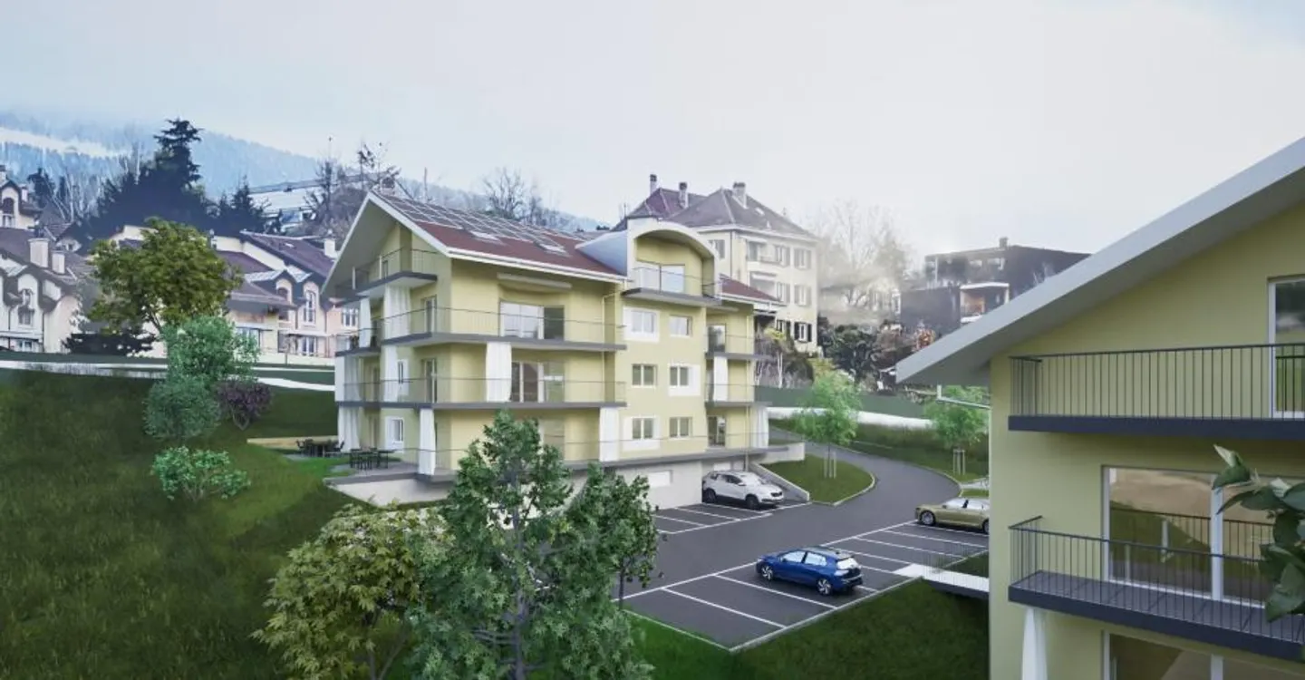 Bellissimi appartamenti di 4 locali con terrazza o balcone in vendita a Orbe - Foto 2 di 10