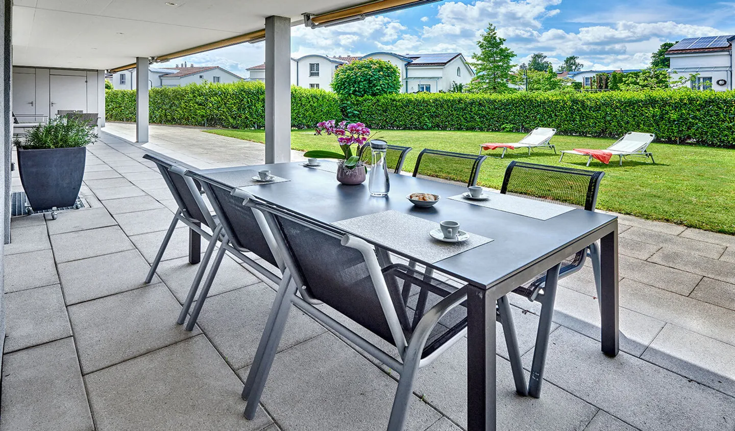 Vivere e lavorare armoniosamente combinati – spazioso appartamento con giardino - Foto 2 di 6