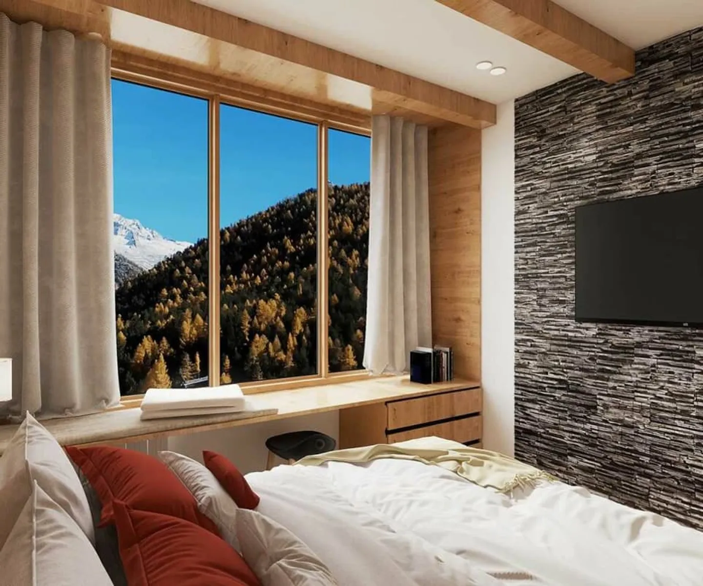 Dom 4545 - Possédez votre studio d'hôtel exclusif ou votre suite d'hôtel à Saas- - Photo 4 sur 5