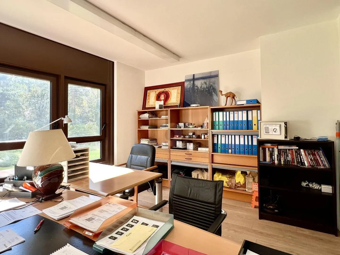 MAGNIFIQUE BUREAU AVEC AMBIANCE ENSOLEILLÉE SITUÉ AU CALME AVEC VUE SUR LES ARBRES - Photo 3 sur 6