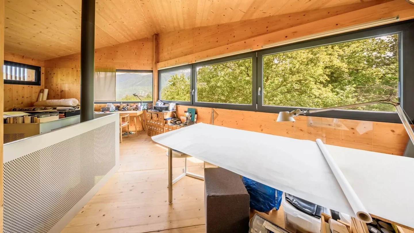 Ayent | Exceptional natural setting and unobstructed panorama for this remarkable set of two individual villas - Photo 10 of 13
