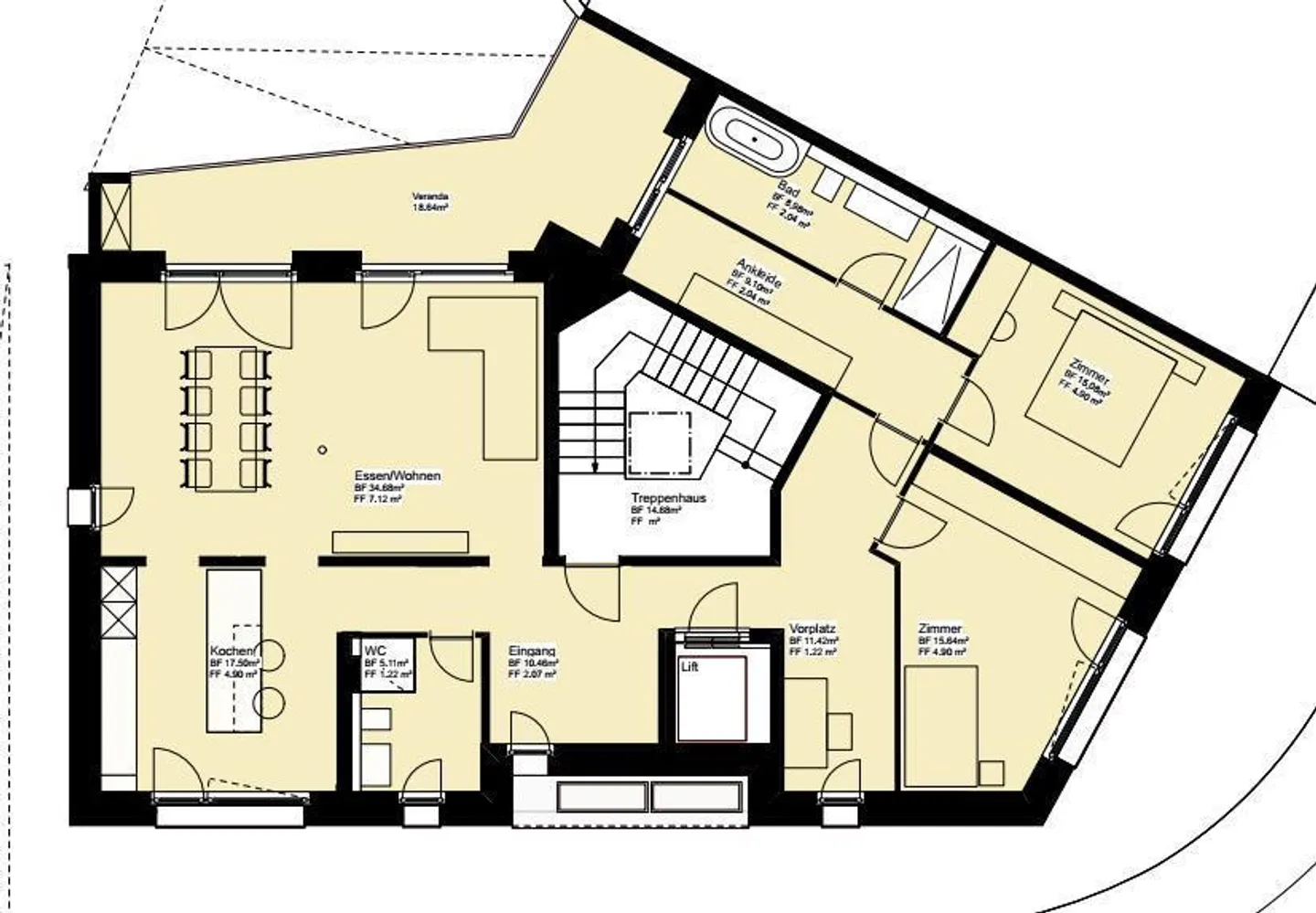 Almost Completed - Exclusive 3.5 Room Apartment with Studio - Photo 6 of 16