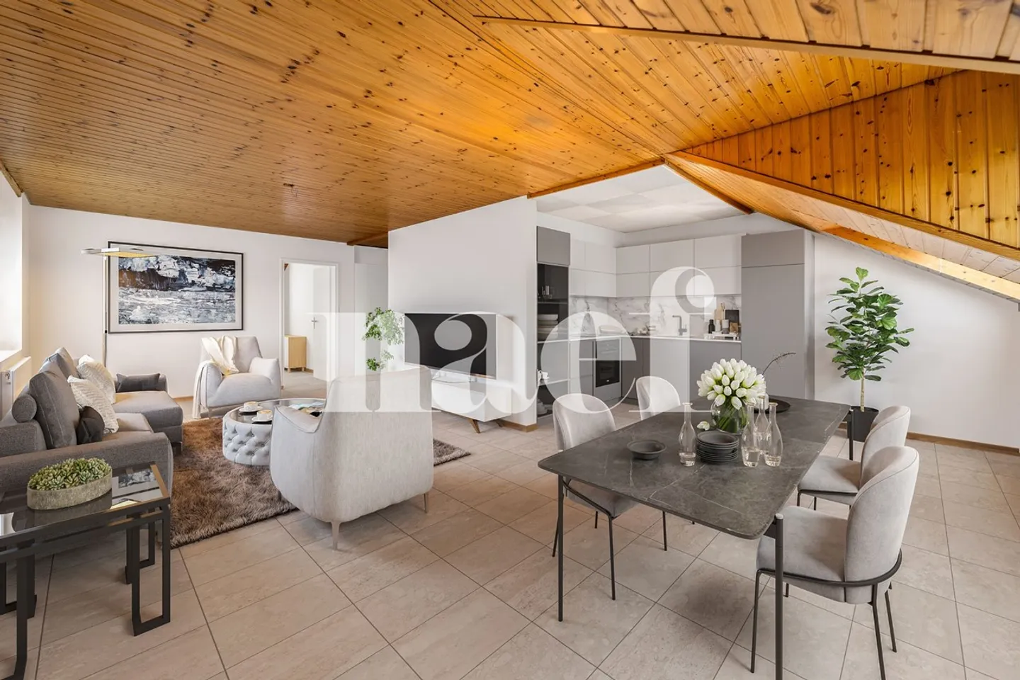 Dernier étage 4.5 pièces - Photo 1 sur 7