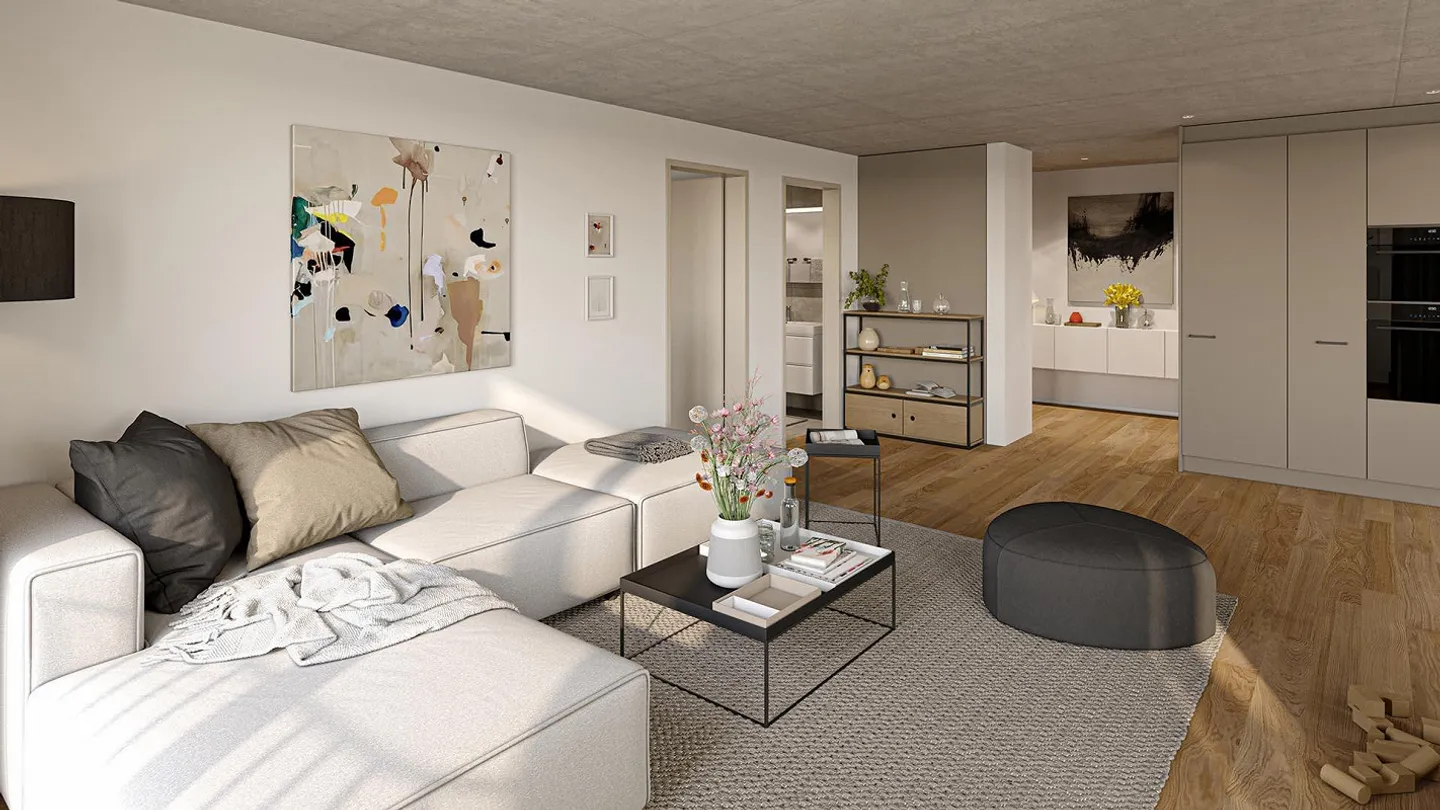 2.5 Room Apartment in Suhr - Photo 3 of 7