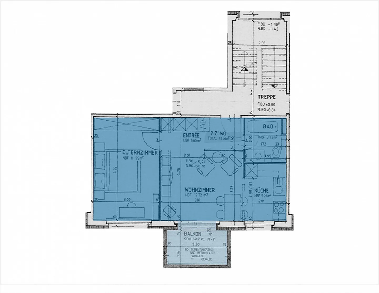 2.5-Zimmerwohnung am Waldrand - Foto 2 von 2