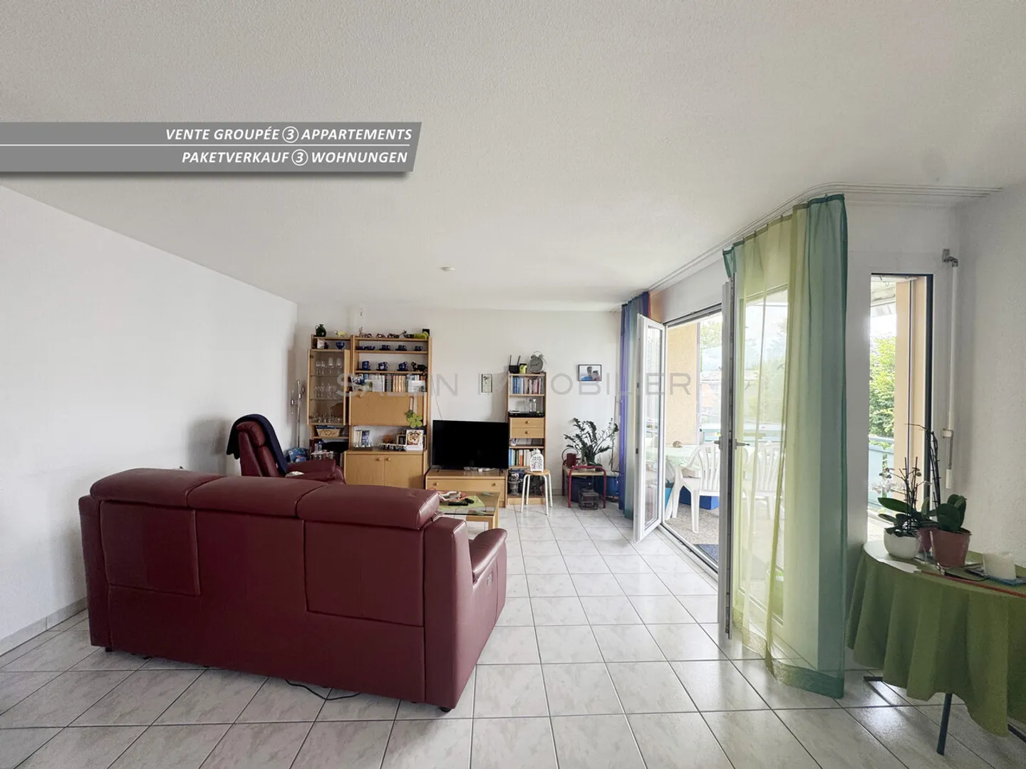 Vente de 3 appartements, 2x 5 pièces et  4 pces + 3 place de parc int. - Photo 6 sur 12