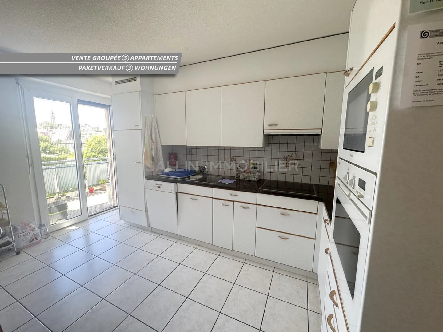 Vente de 3 appartements, 2x 5 pièces et  4 pces + 3 place de parc int. - Photo 9 sur 12