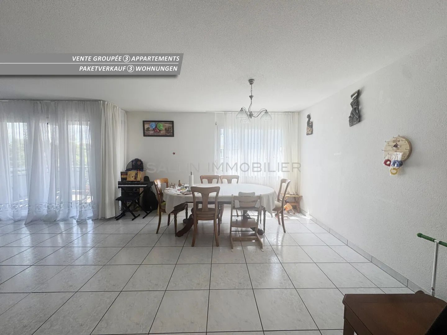 Vente de 3 appartements, 2x 5 pièces et  4 pces + 3 place de parc int. - Photo 11 sur 12