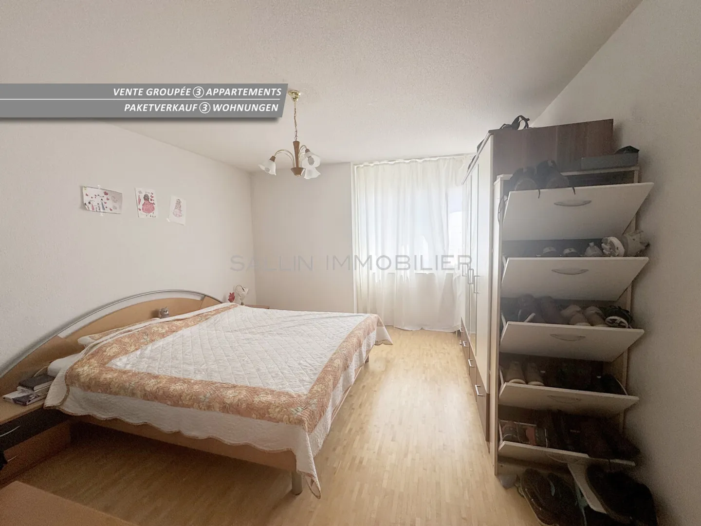 Vente de 3 appartements, 2x 5 pièces et  4 pces + 3 place de parc int. - Photo 12 sur 12