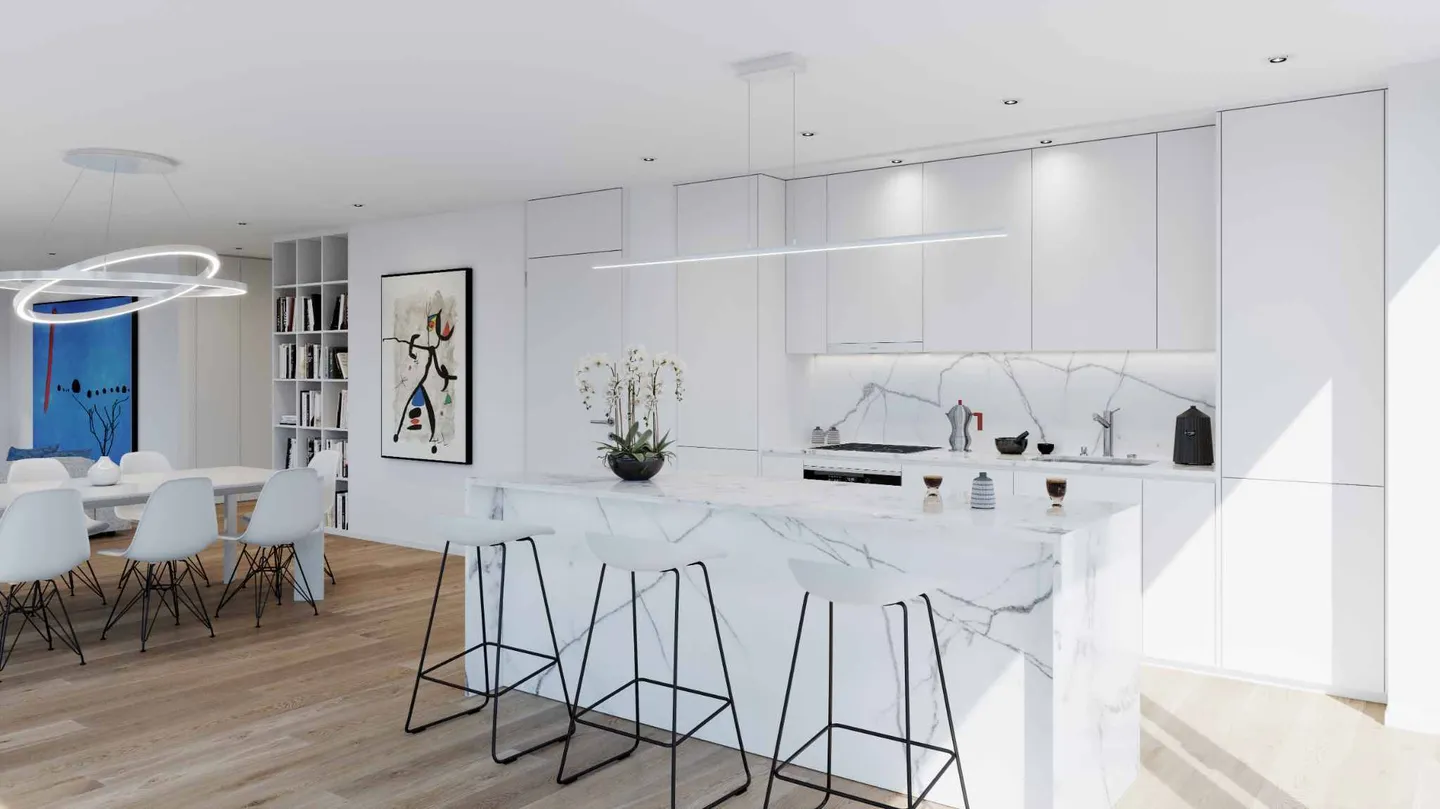 Spacious 4.5 room NEW penthouse with terrace, a stone's throw from Lake Geneva - Photo 4 of 7