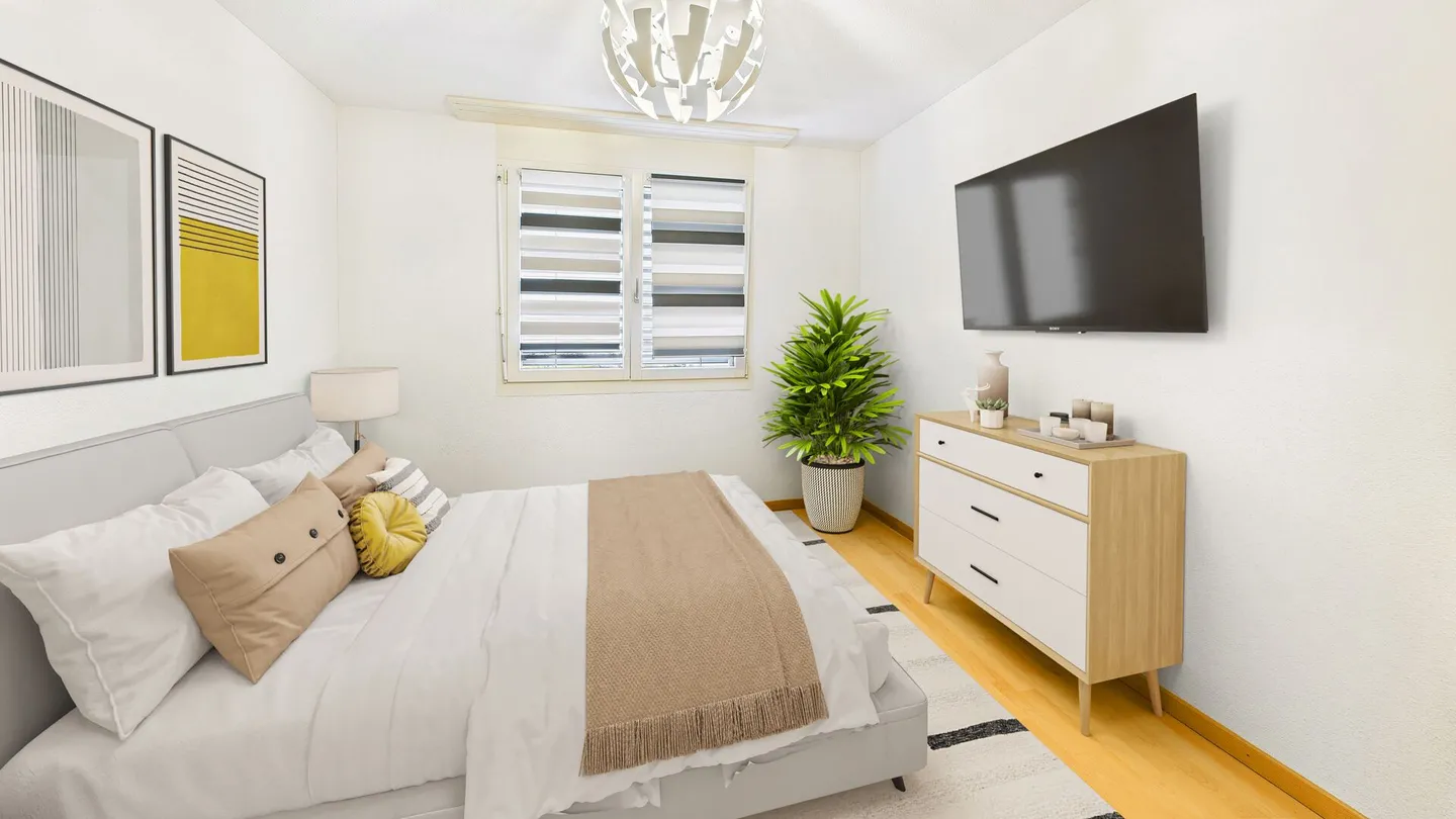 Appartement spacieux de 4,5 pièces avec balcon et agencement flexible des pièces - Photo 5 sur 12