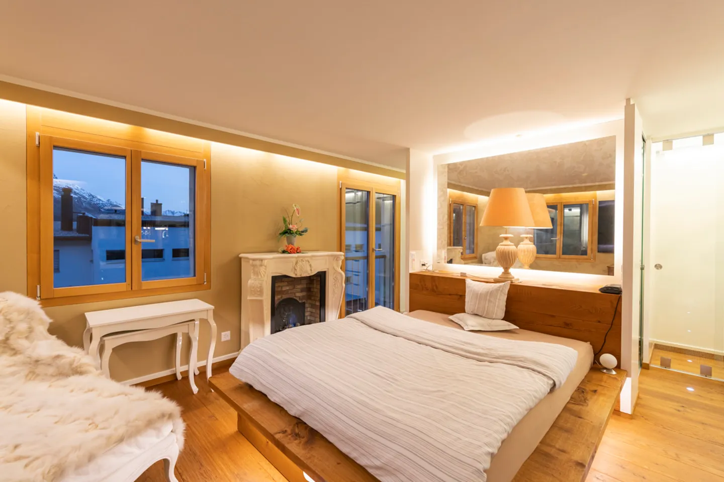 Samedan: Exklusive Ferienwohnung mit grosser Terrasse und Aussicht auf - Foto 5 von 7