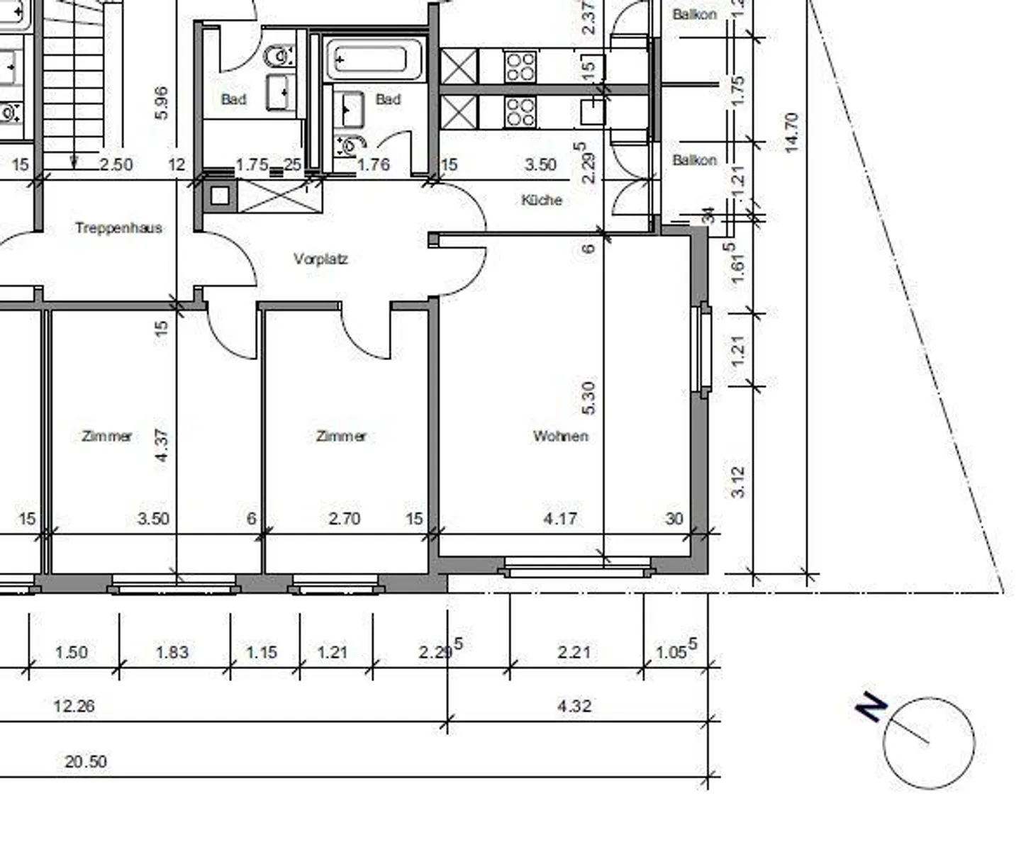 Appartamento 3 locali ad Allschwil - Foto 6 di 7