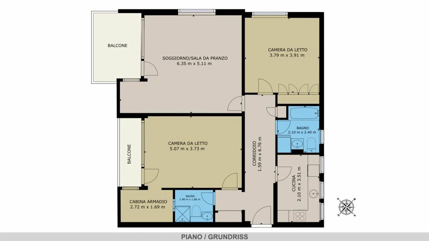 Lumière, espace et qualité de vie à Ascona - Photo 8 sur 8