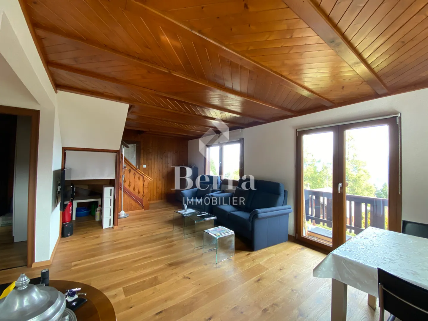 Superb renovated chalet with independent studio and panoramic view of Lake Léma - Photo 4 of 14