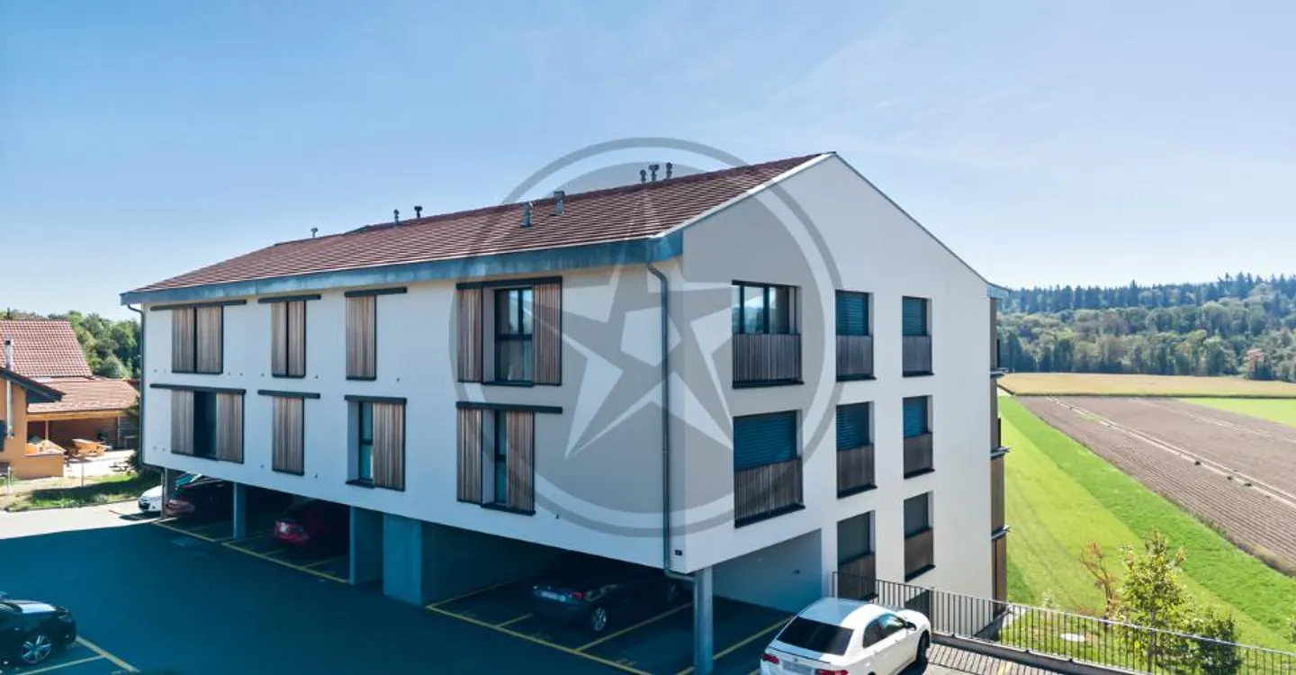 Elegant 3.5-room contemporary apartment with open view of the countryside - Photo 9 of 9
