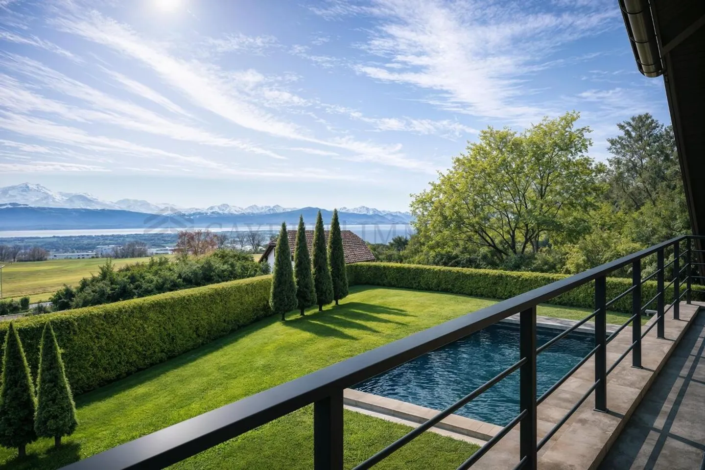 LAST CHANCE! Contemporary villa with panoramic lake view 15 minutes from Nyon! - Photo 1 of 12